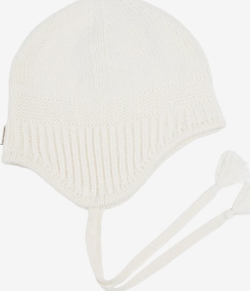 GOBI Cashmere - Sombrero 'Ultimate Warmth Knit Tie Hat' en blanco: frente