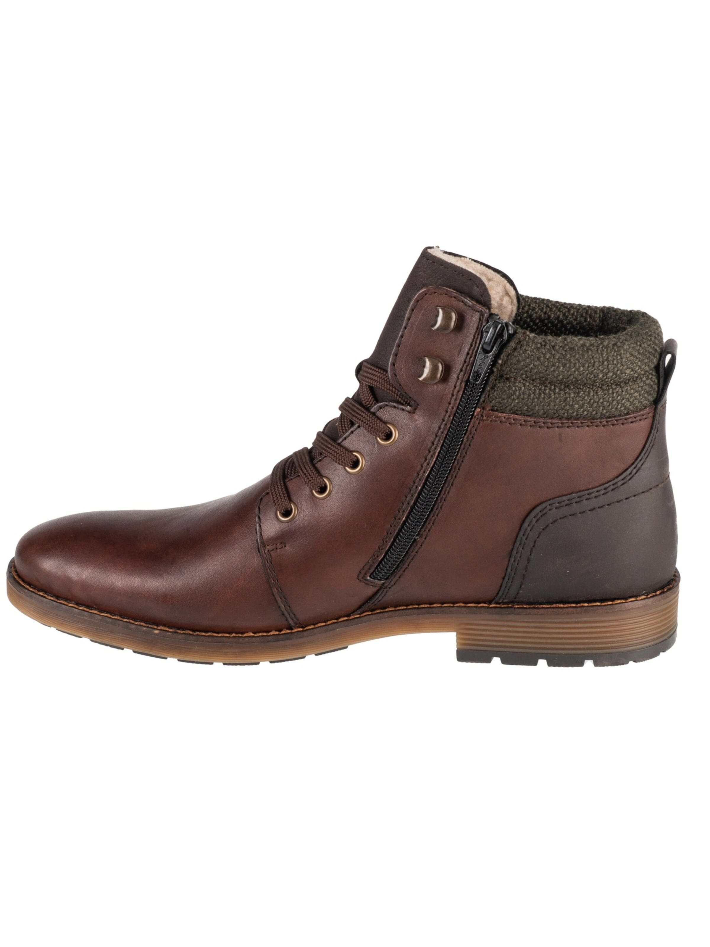 Rieker Veterboots 'Rieker Booties F4544' in Bruin