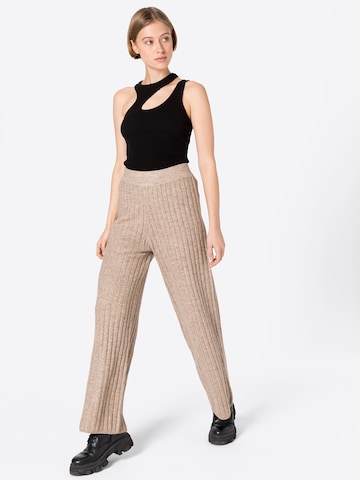 Wide leg Pantaloni 'Blanca' di Gina Tricot in beige