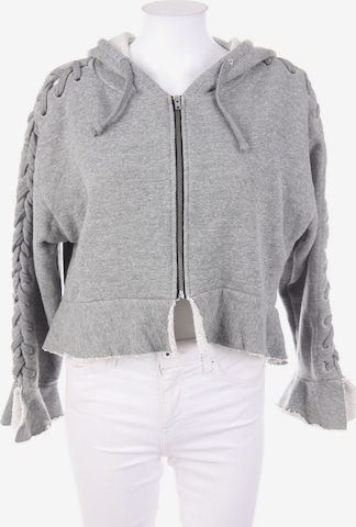 IRO Sweatshirt & Zip-Up Hoodie in XS in Grey: front