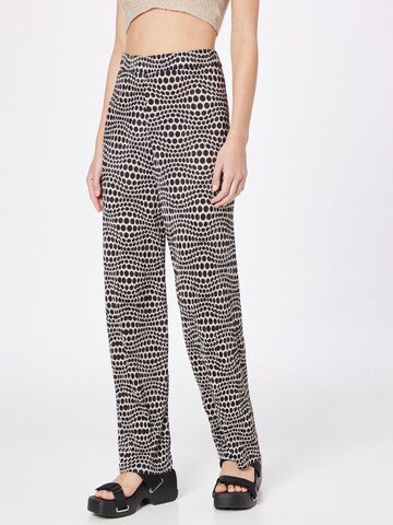 Regular Pantaloni de la Monki pe negru: față