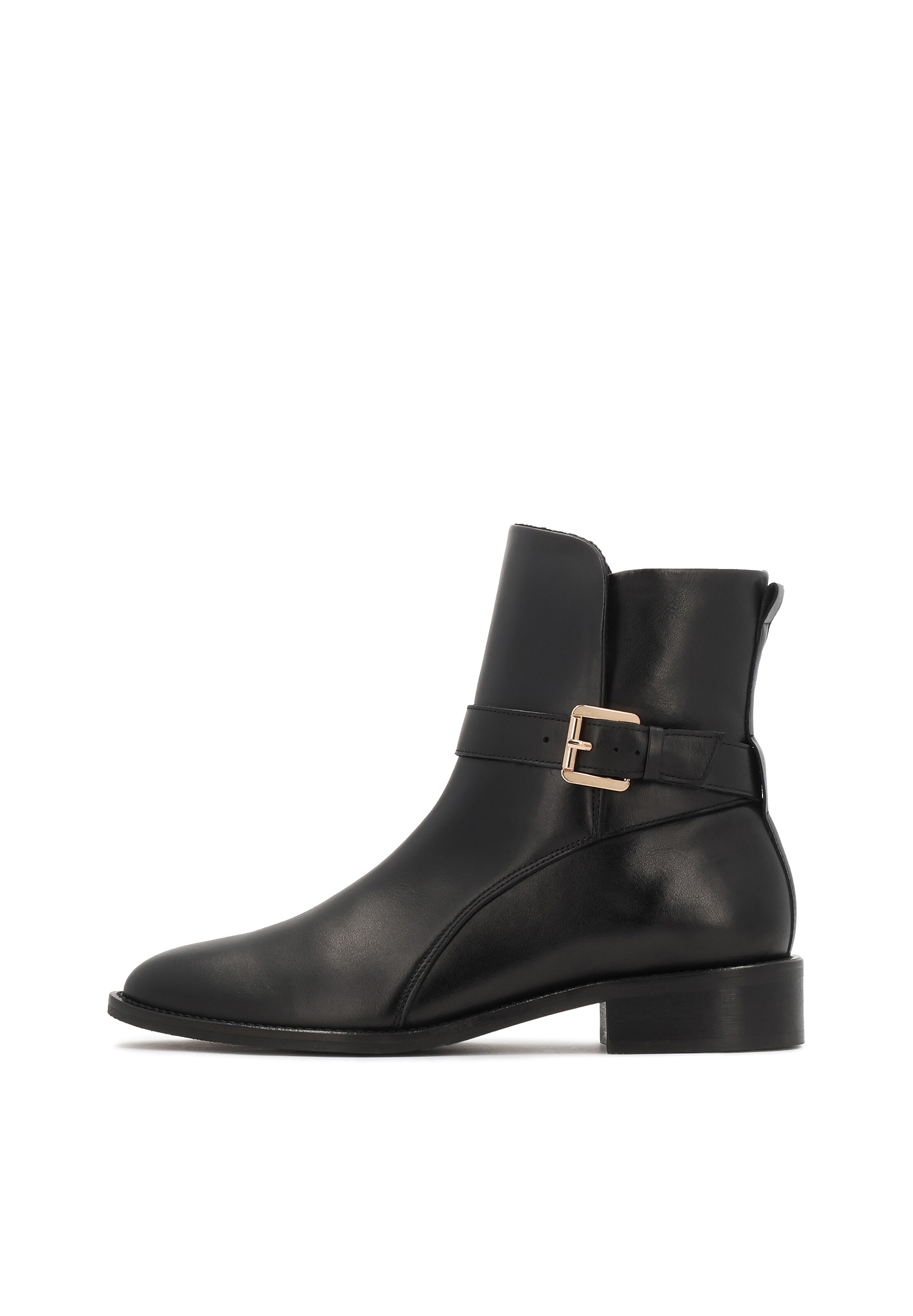 Kazar Enkellaarsjes in Zwart: voorkant