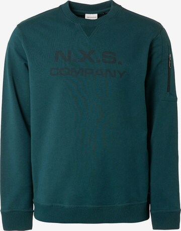 No Excess Sweater in Blue: front