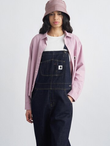 Carhartt WIP Loosefit Latzjeans in Blau