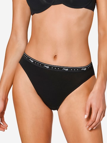SLOGGI Panty '24/7 100' in Black: front