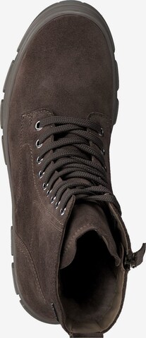 s.Oliver Lace-Up Ankle Boots in Green