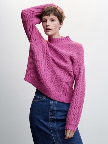 MANGO Sweater 'Bambi' in Pink: front