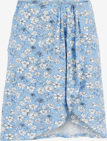 PIECES Skirt 'NEORA' in Blue: front