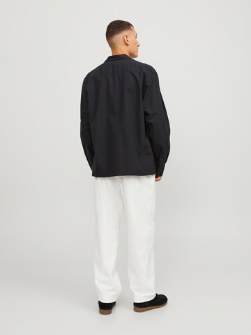 JACK & JONES - Loosefit Pantalón chino 'KARL LAWRENCE' en blanco