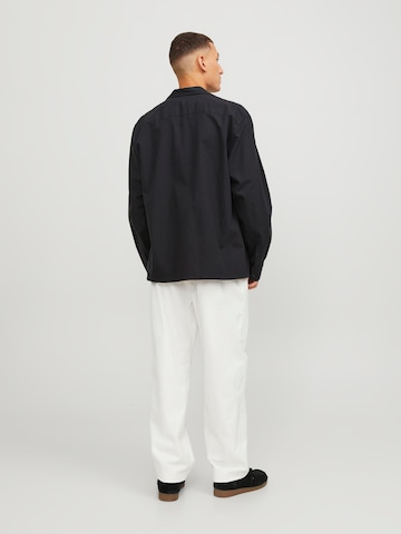 Loosefit Pantalon à pince 'KARL LAWRENCE' JACK & JONES en blanc