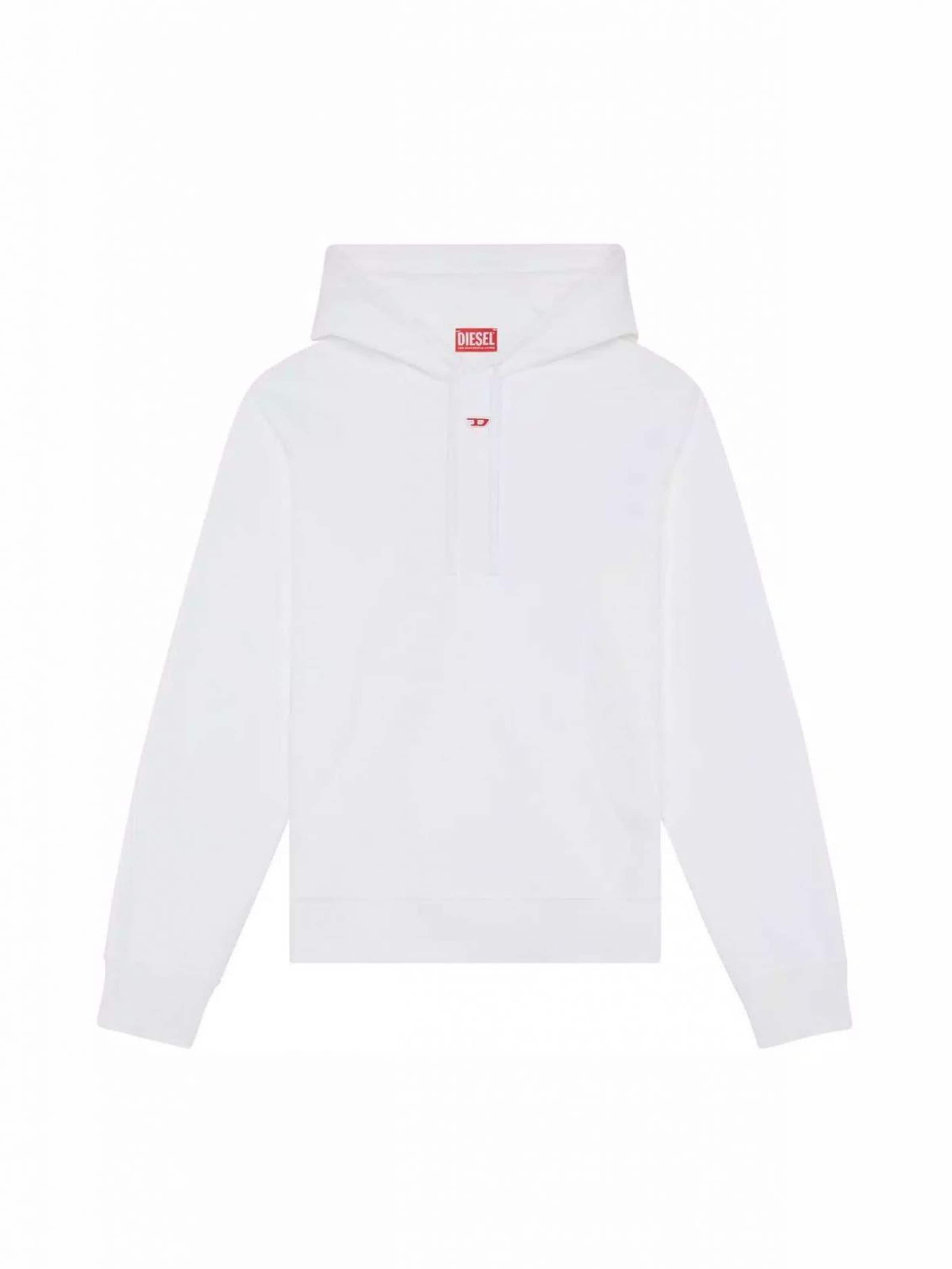 DIESEL - Sudadera en blanco: frente