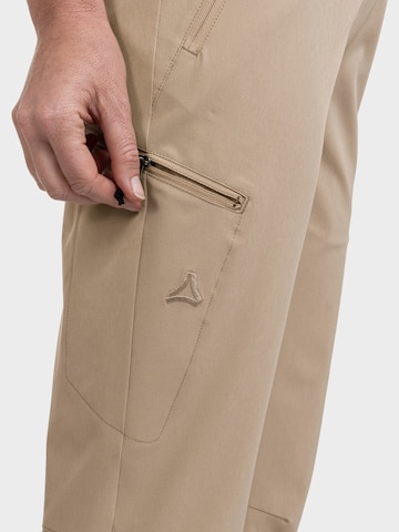 Regular Pantalon outdoor Schöffel en beige