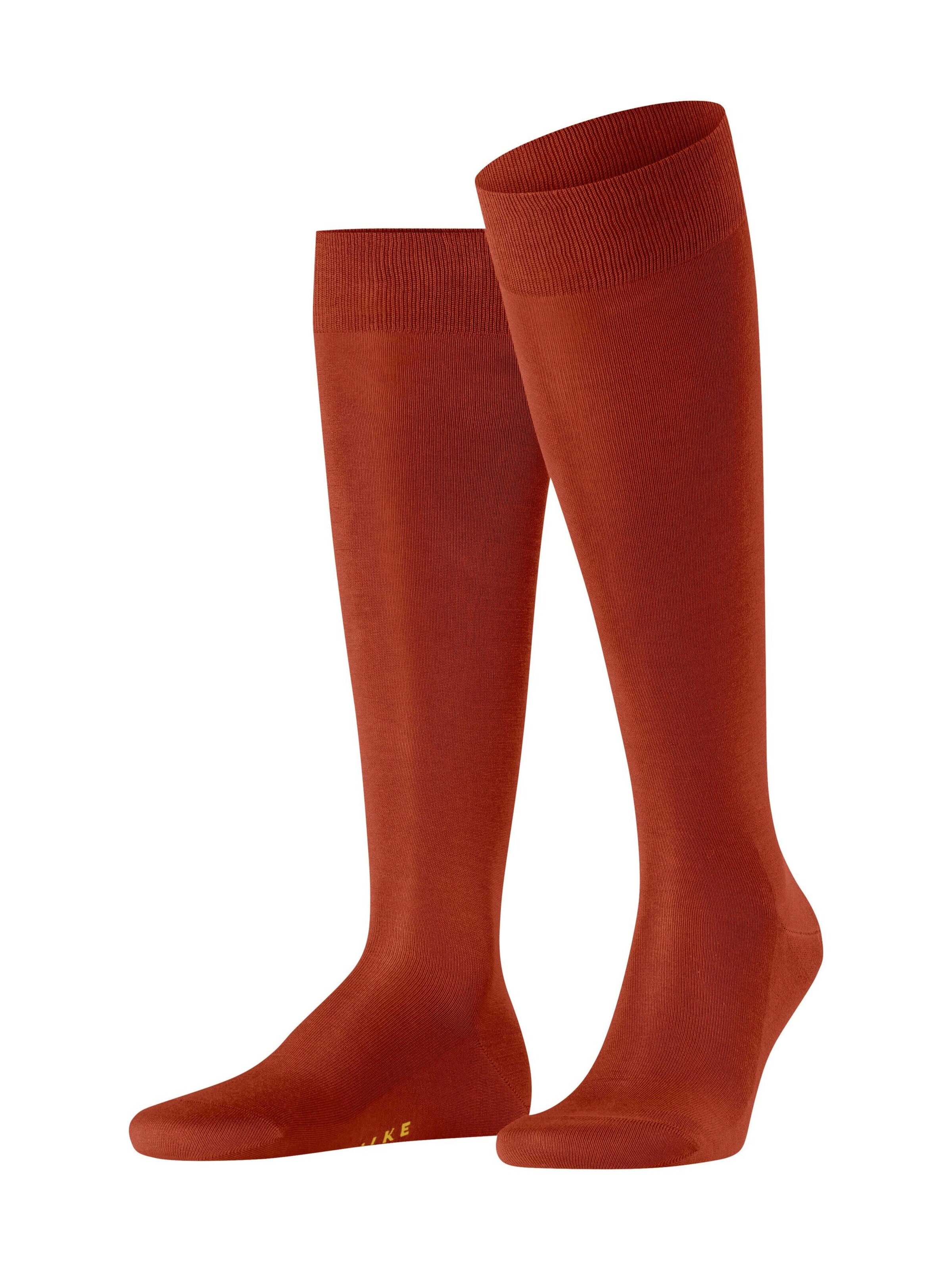 FALKE Kniestrümpfe 'Tiago'‌‌‌‌‌‌ in Rot: Vorderseite