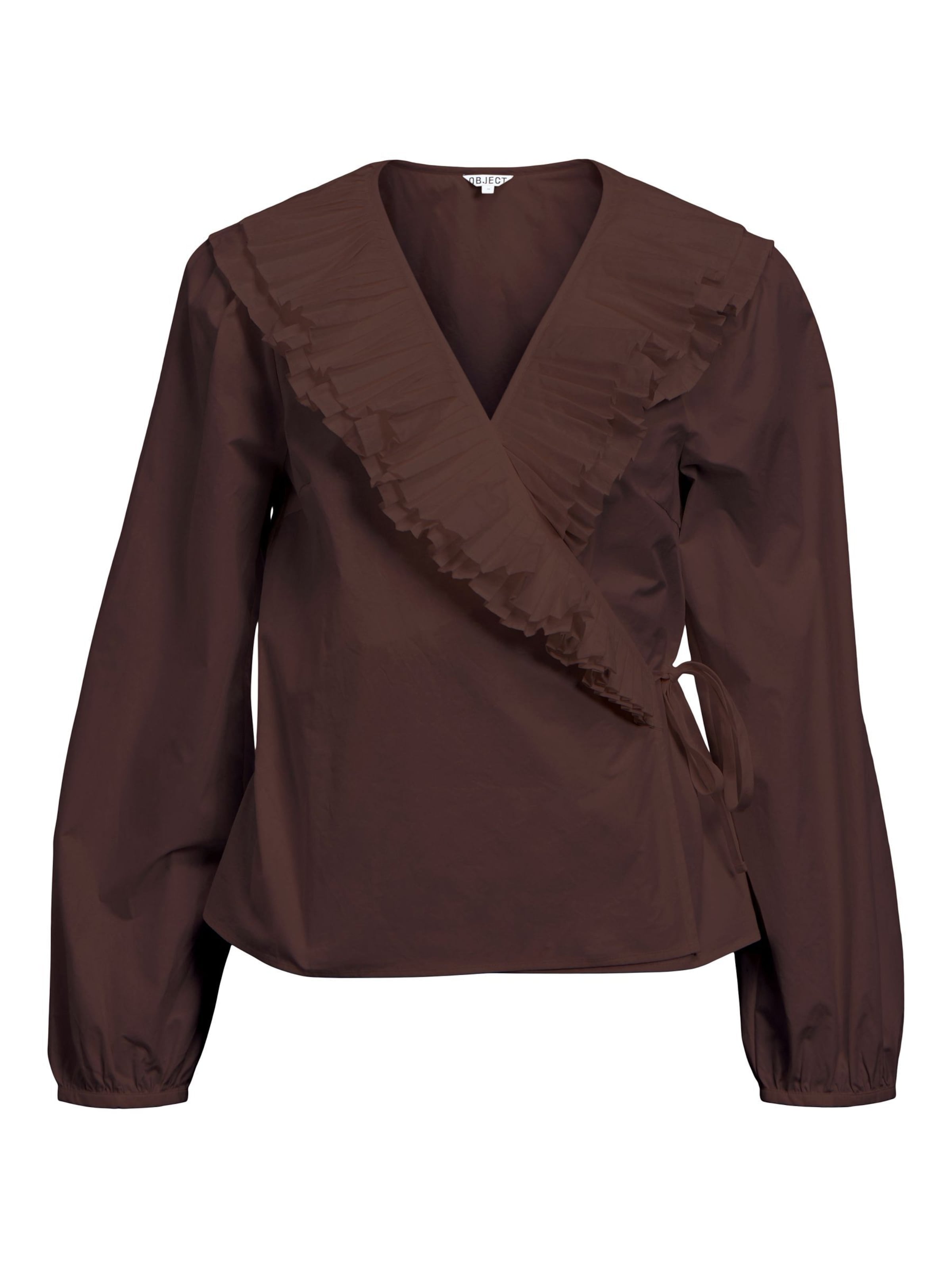 OBJECT Chemisier 'OBJJada' en marron, Vue avec produit