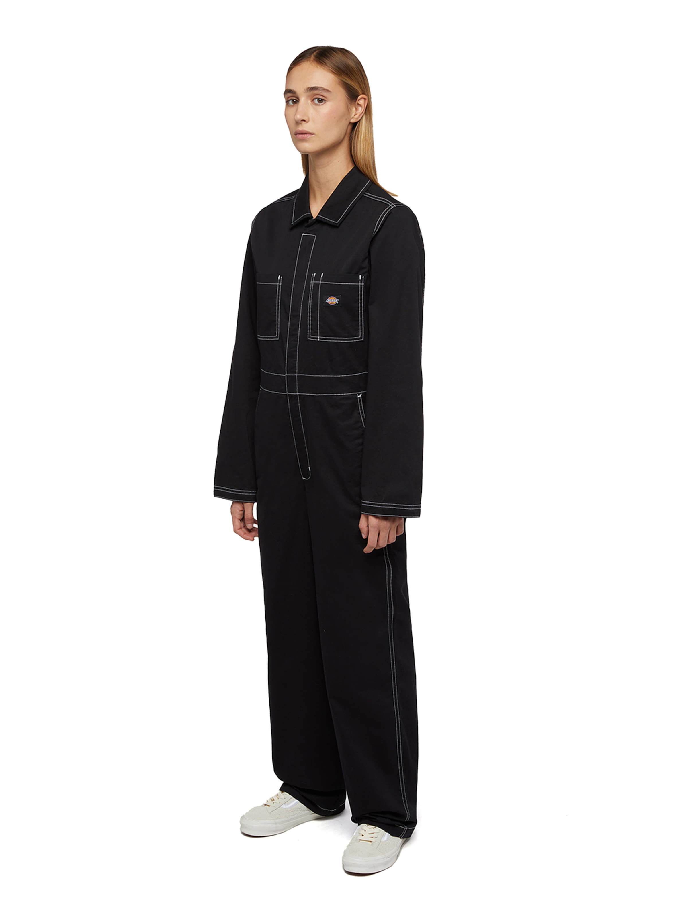 Tuta jumpsuit 'SUN PRARIE' di DICKIES in nero