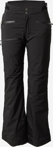 THE NORTH FACE Boot cut Workout Pants in Black: front