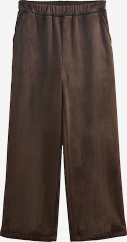 Next Wide Leg Housut värissä ruskea: etupuoli