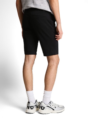 TOM TAILORregular Chino hlače - crna boja