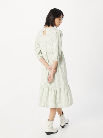 Denim Project Dress in Green