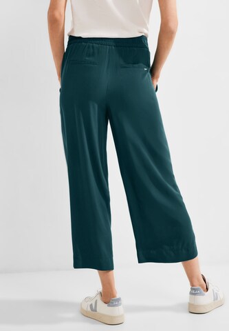 CECIL Široke hlačnice Hlače 'Neele' | zelena barva