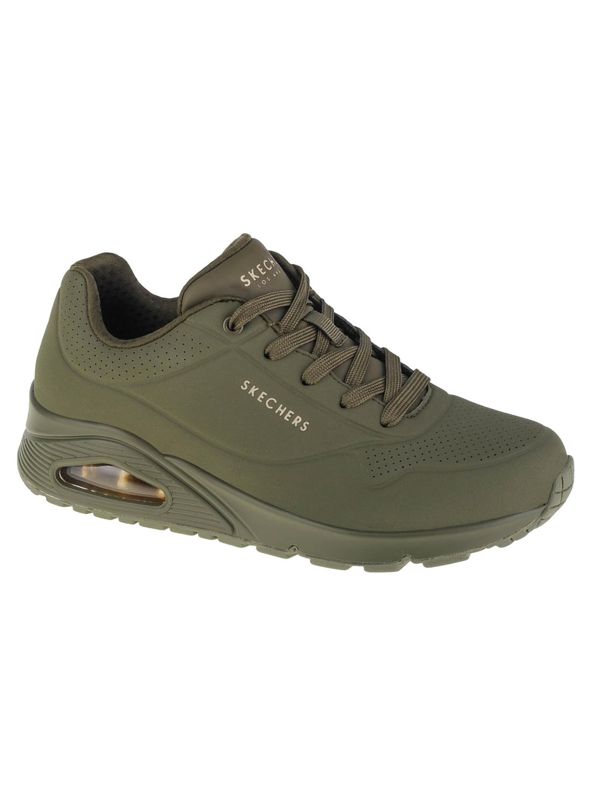 SKECHERS Sneakers laag 'Skechers Uno-Stand on Air' in Groen: voorkant