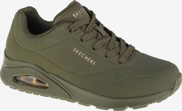 SKECHERS Veterschoen 'Skechers Uno-Stand on Air' in Groen: voorkant