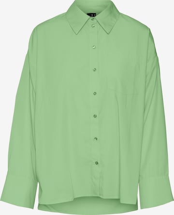 VERO MODA Блуза 'HELLA' в зелено: отпред