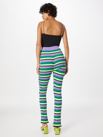 Daisy Street Flared Pants in Green