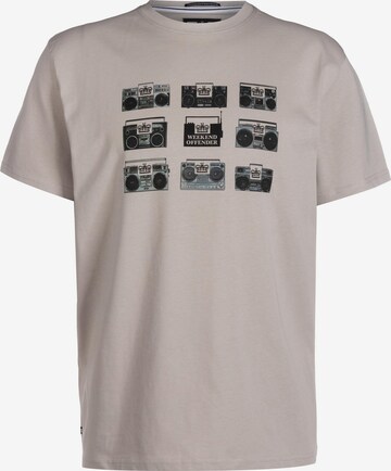 T-Shirt Weekend Offender en beige : devant