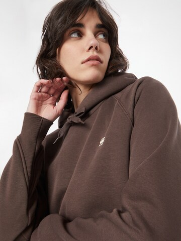 Felpa 'Premium core 2.0' di G-STAR in marrone