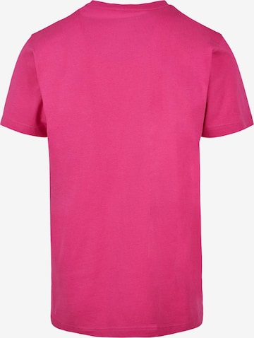 Merchcode Shirt 'Never On Time' in Roze