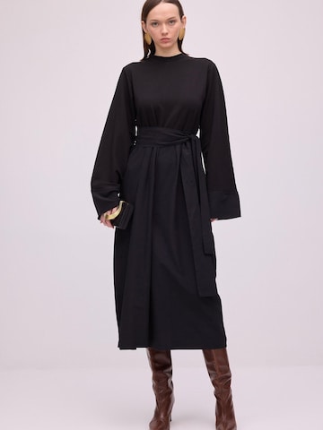 Touché Privé Jumpsuit 'Belted Overalls' in Zwart