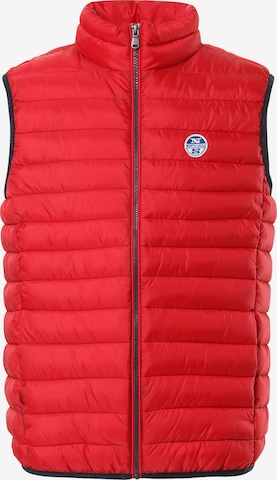 North Sails Bodywarmer 'Crozet' in Rood: voorkant