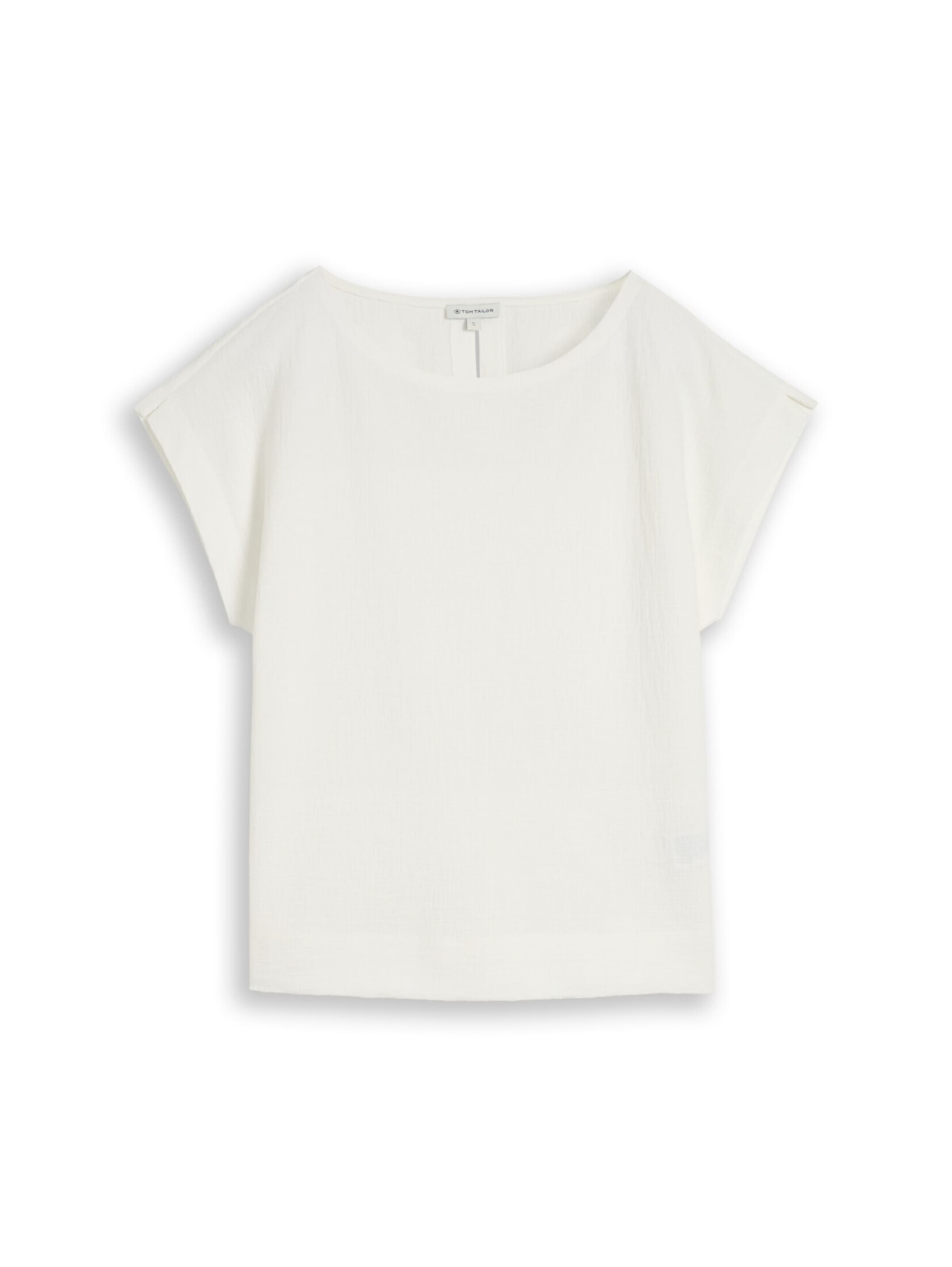 TOM TAILOR Shirt in White: front