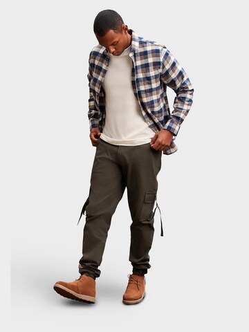 Ombre Tapered Cargo trousers in Brown