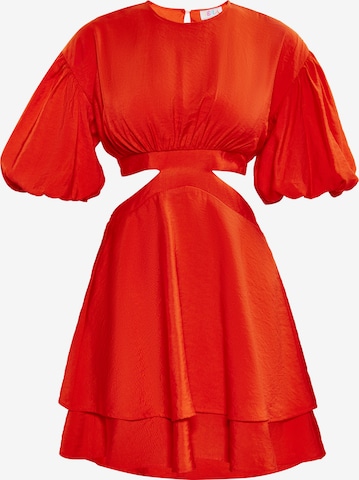 IZIA Summer Dress in Orange: front