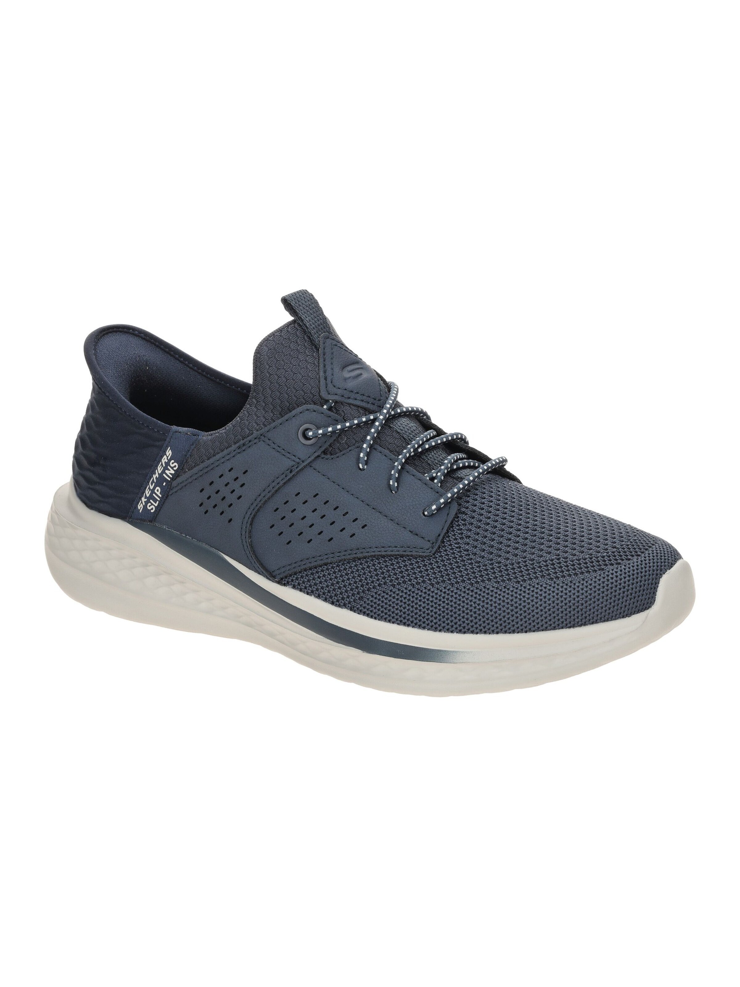 SKECHERS Slip-Ons in Blue: front