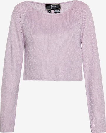 faina Sweater in Purple: front