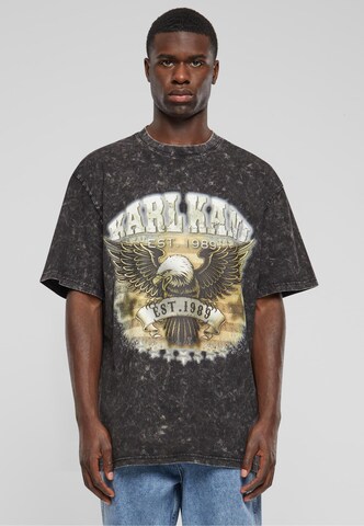 Karl Kani - Camisa em preto: frente