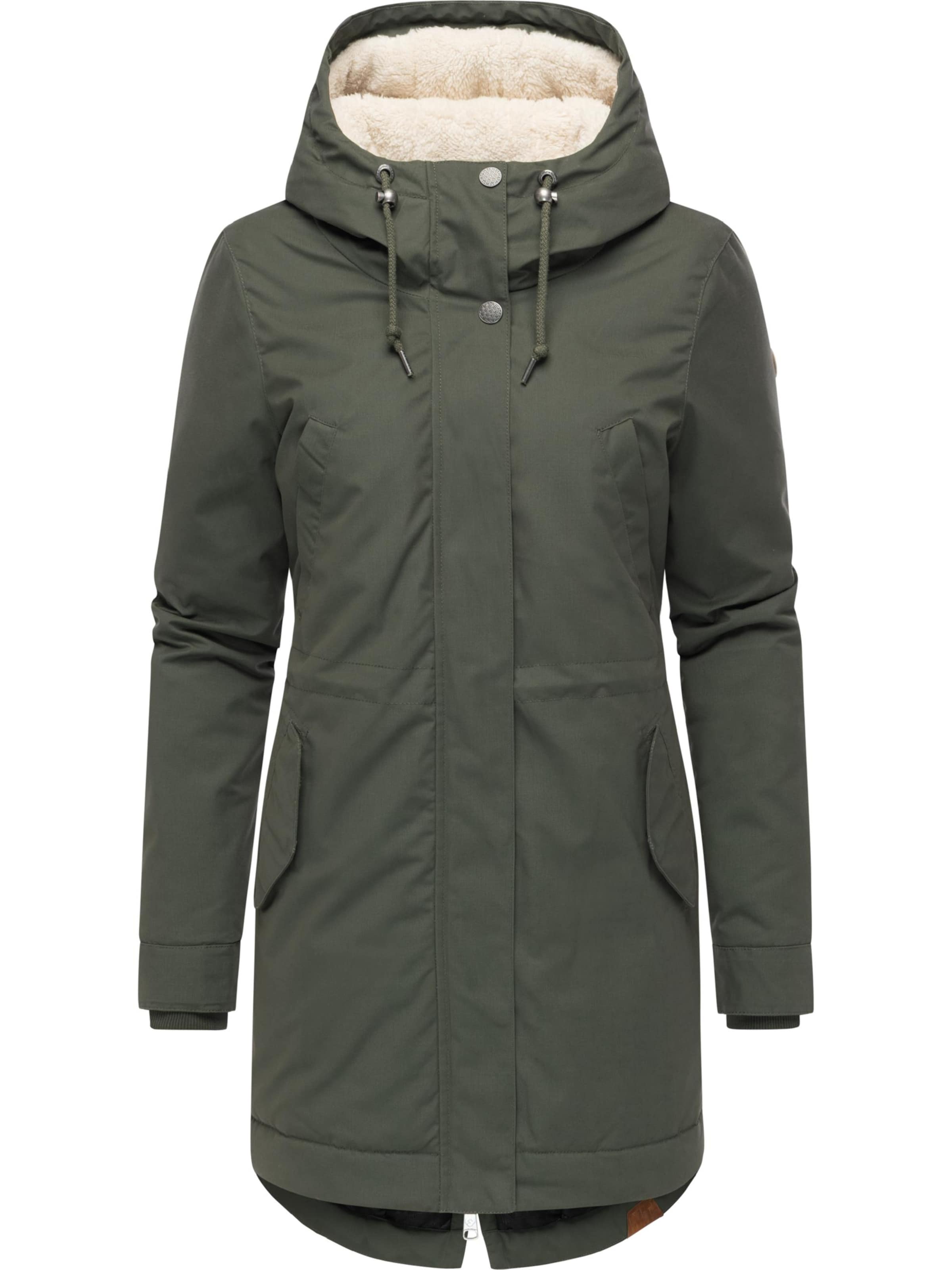 Ragwear Parka 'Cannas' in Grün: Vorderseite