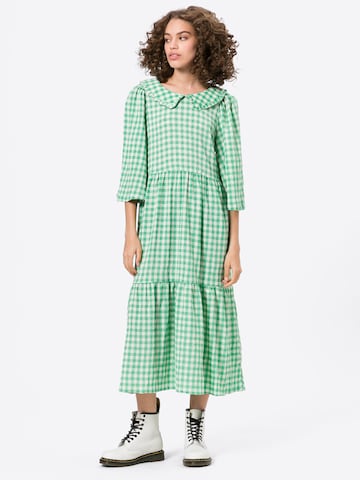 Lollys Laundry Shirt dress 'Sonya' in Green: front