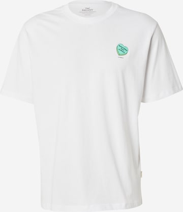 JACK & JONES Тениска 'JORFRIENDLY GALLERY' в бяло: отпред