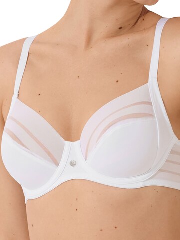 Lisca T-Shirt BH 'Alegra'‌‌‌‌‌‌‌ in Weiß