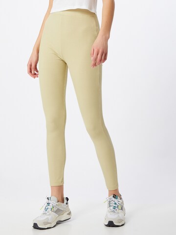 Skinny Leggings NA-KD en beige : devant