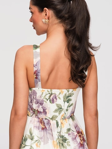 Robe de soirée Ombre en blanc