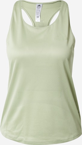 ADIDAS SPORTSWEAR Sporttop 'Parley Adizero Run' in Groen: voorkant