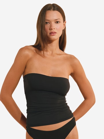 Maglietta intima 'Pure Soft' di ETAM in nero: frontale