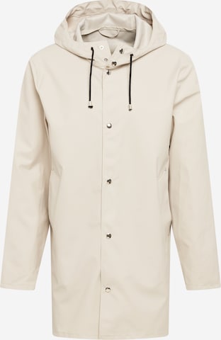 Stutterheim Between-Seasons Coat 'Stockholm' in Beige: front