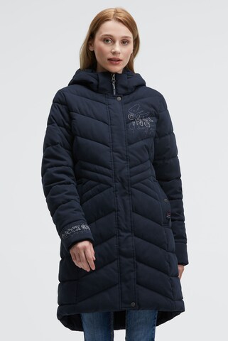 Soccx Winter Parka in Blue: front