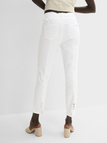 bonprix Slimfit Hose' in Weiß
